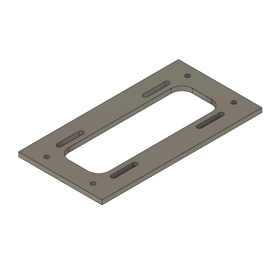 FW11 Swingarm Motor Plate